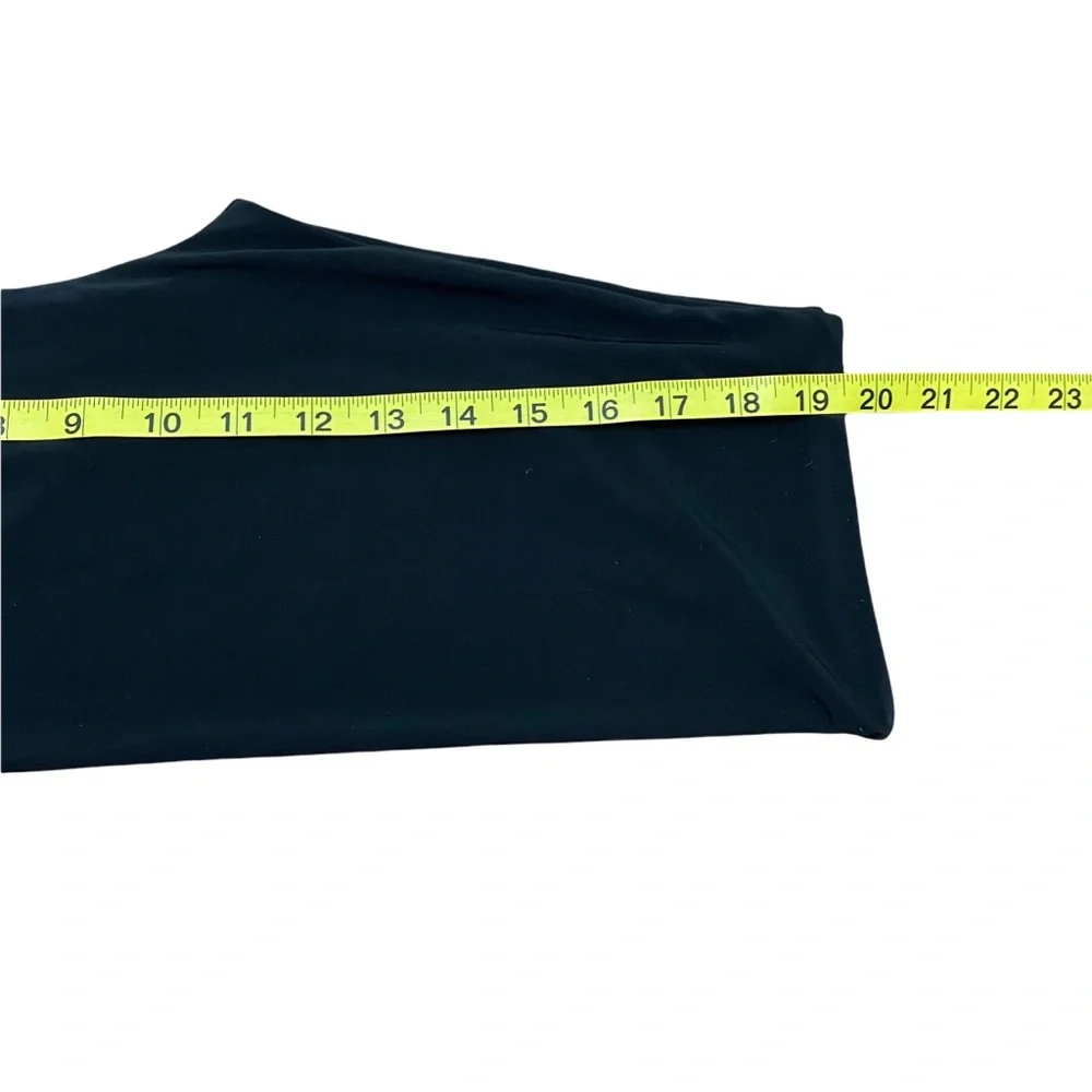 Pretty Little Thing Women's S 2 Ribbed Bike Shorts Bella Black Slinky High Waist - Picture 9 of 9